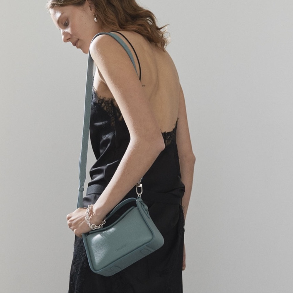 THE HORSE Limited Edition Baby Blue Mini Clementine Bag - Picture 4 of 10